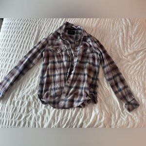 Women's Plaid Button Down Shirt